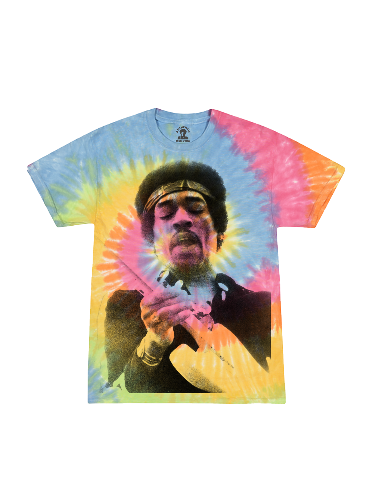 Rainbow Tie-Dye Tee – Authentic Hendrix