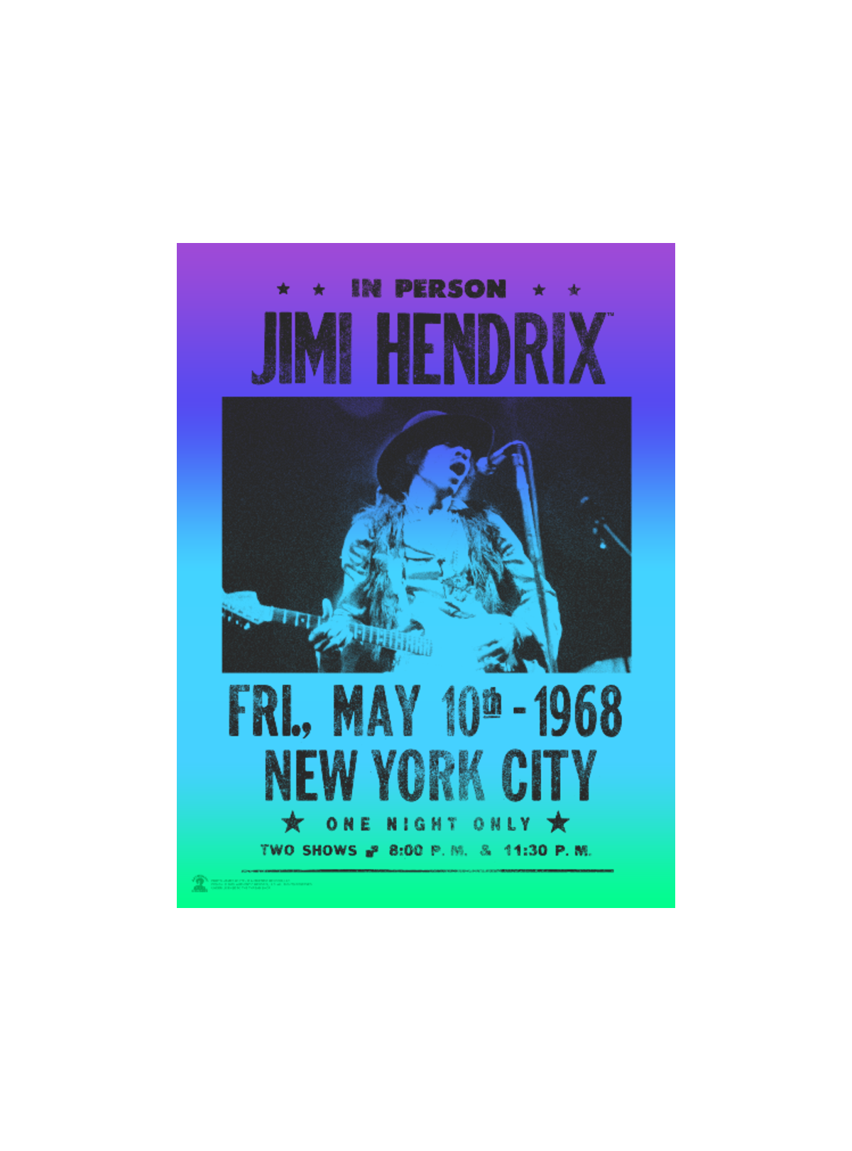 Jimi Hendrix Gig Poster