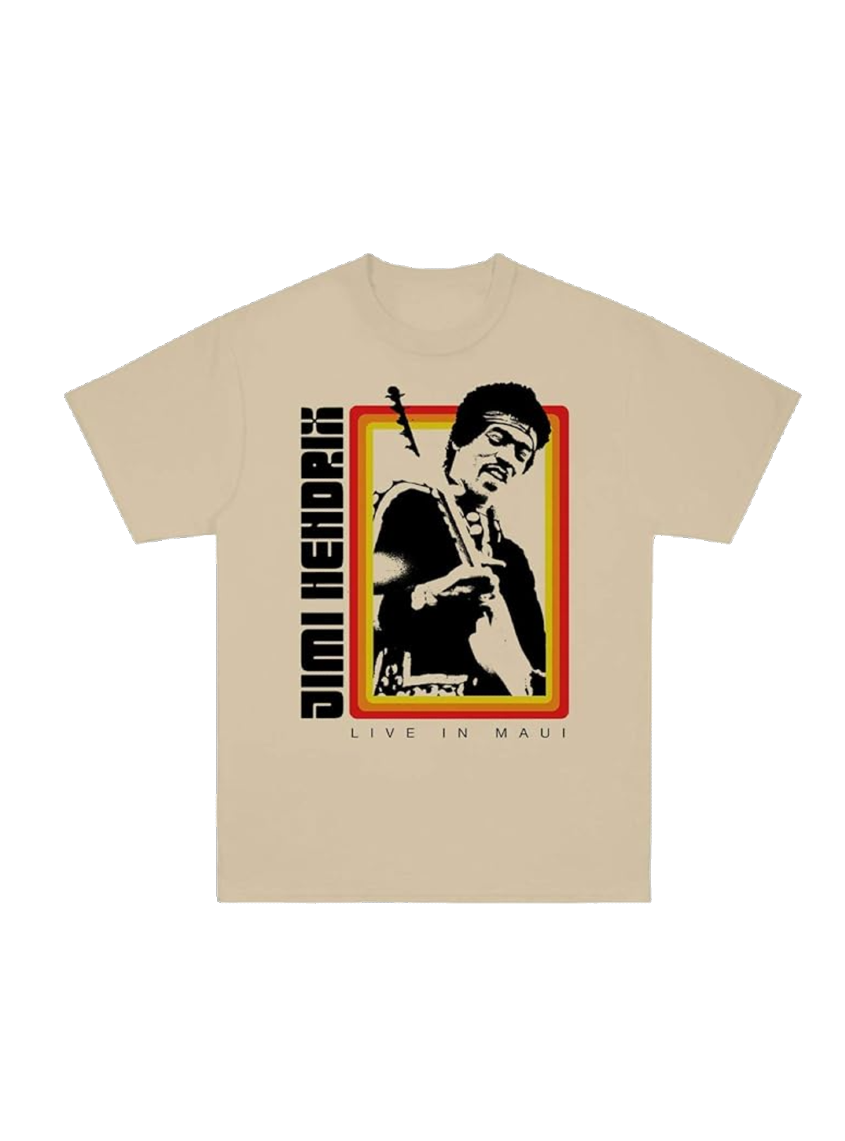 Live in Maui Tan Tee