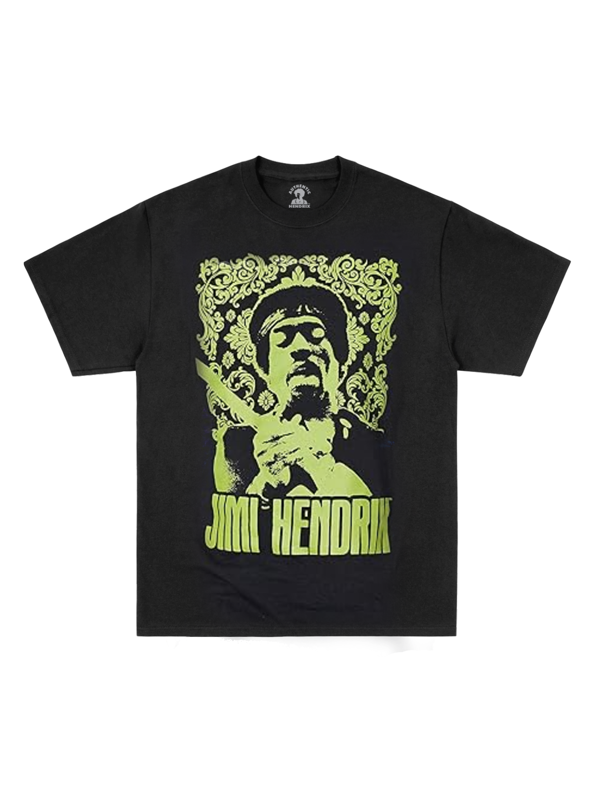 Green Photo Tee – Authentic Hendrix