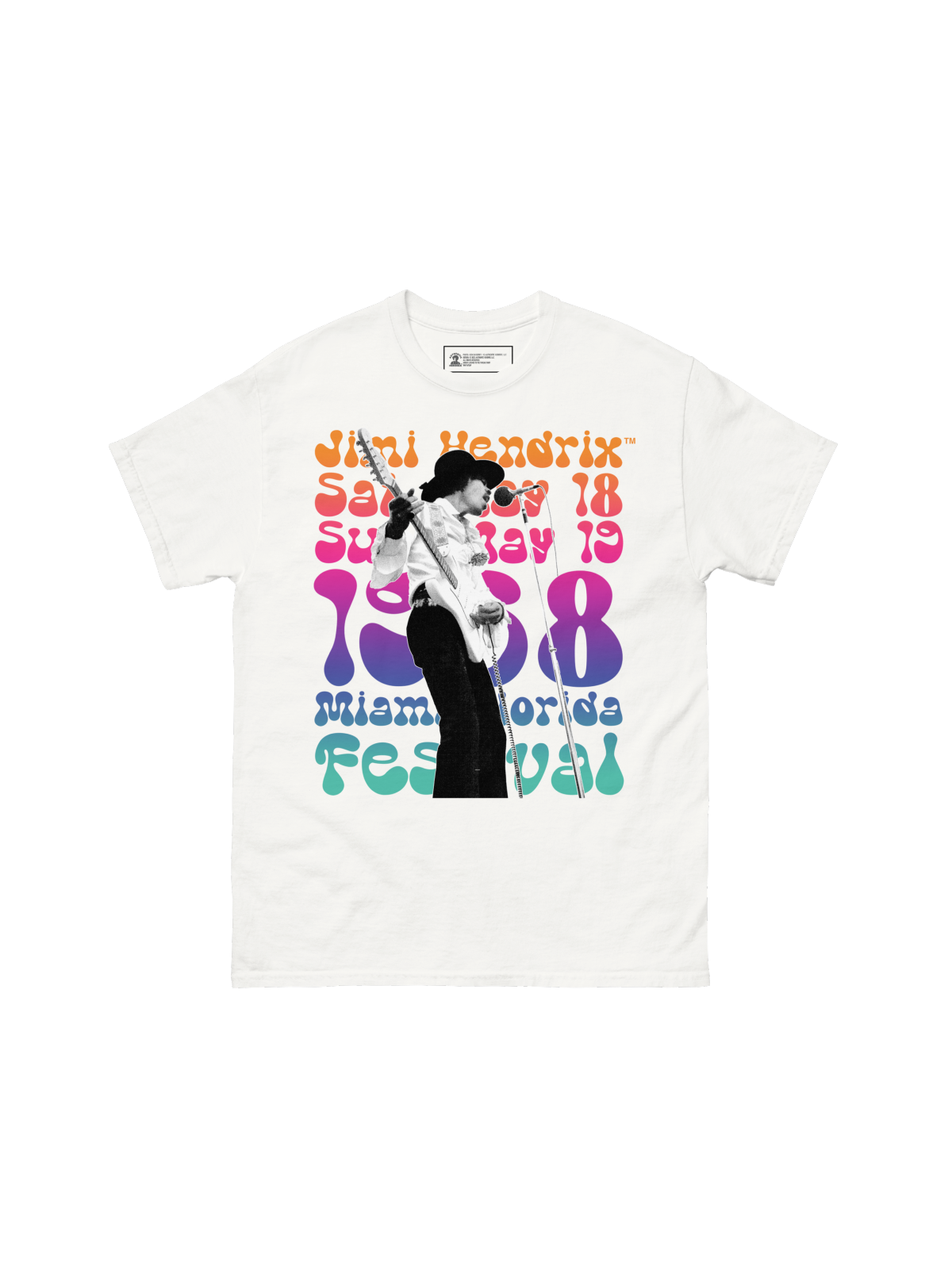 Miami Pop Festival Gradient Tee