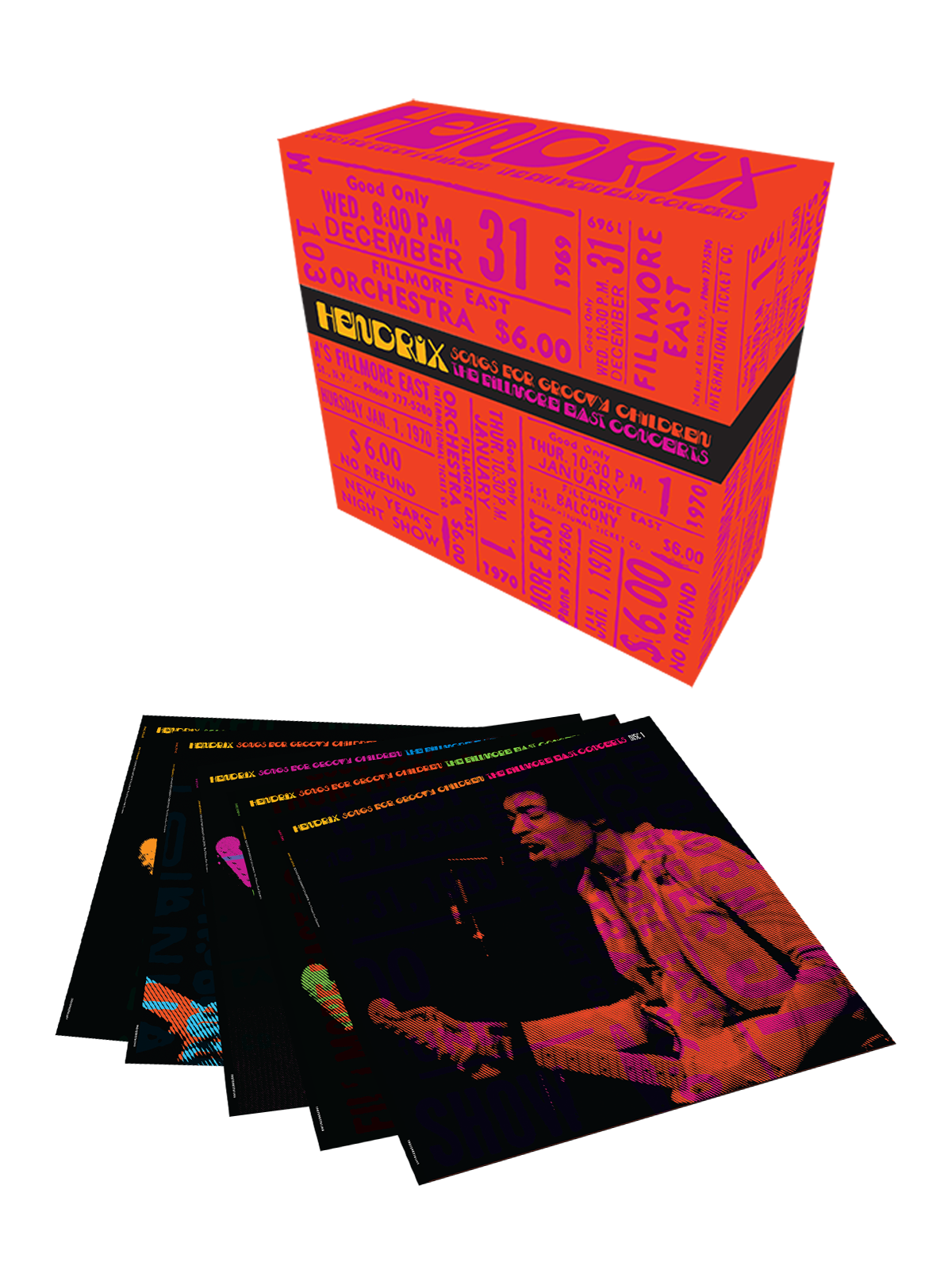 Jimi Hendrix Songs For Groovy Children: The Fillmore East Concerts (5 CD Set)