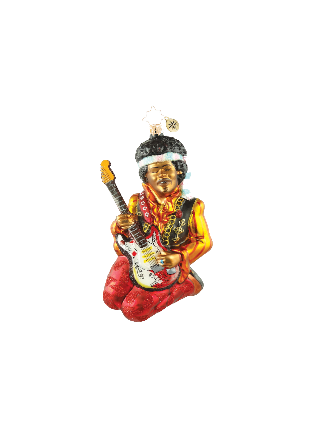 Jimi Hendrix x Christopher Radko Solo Holiday Ornament