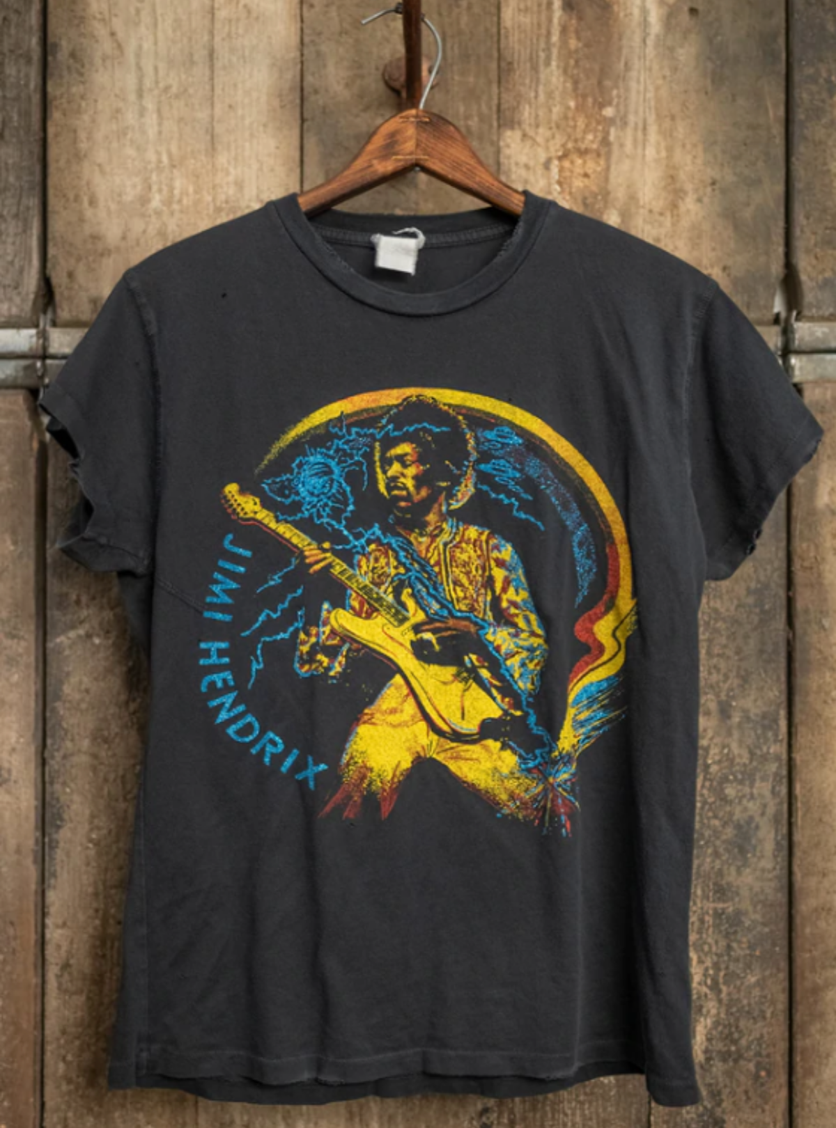 Jimi Hendrix x MadeWorn All Along Black T-ShirtJimi Hendrix x MadeWorn All Along Black T-Shirt