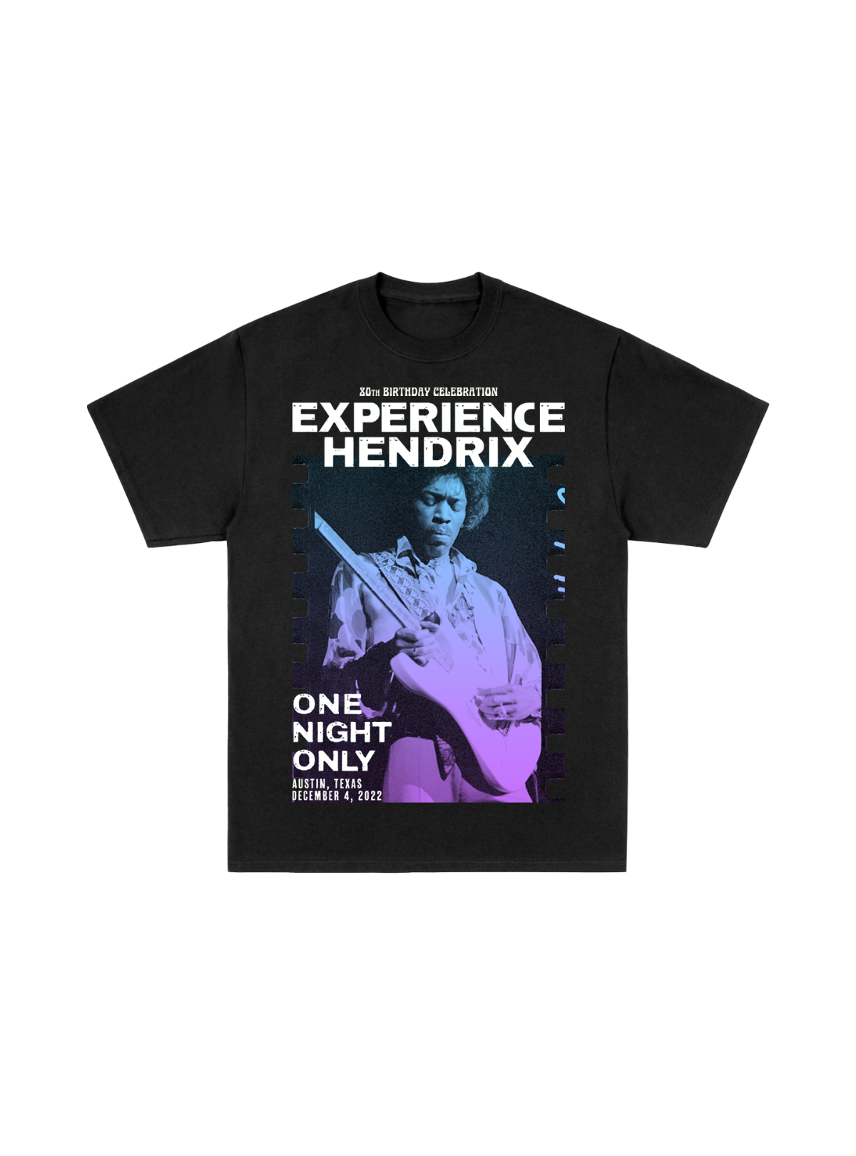 Hendrix Experience One Night Only Black T-Shirt