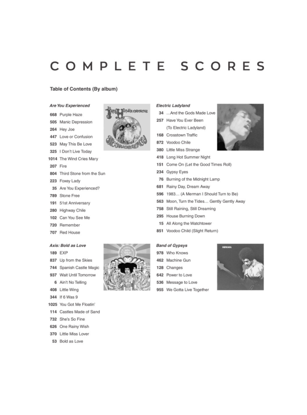 Jimi Hendrix The Complete Scores 楽譜・スコア 【公式通販】 Jimi Hendrix The Complete Scores 楽譜・スコア 【公式通販】