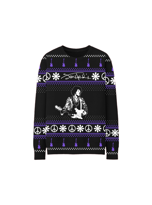 Peace and the Power of Love Black Sweater