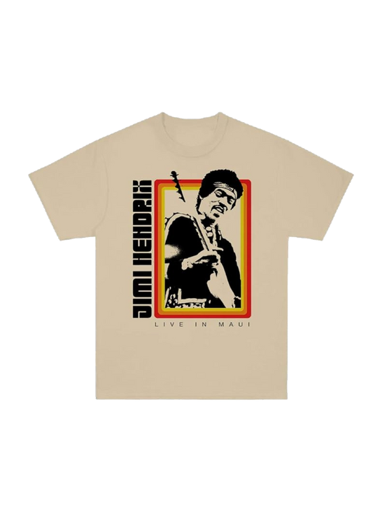 Live in Maui Tan Tee