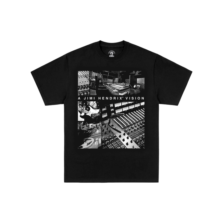 Jimi Hendrix Vision Tee Black