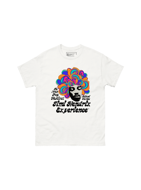 Miami Pop Festival Hair Swirls Tee